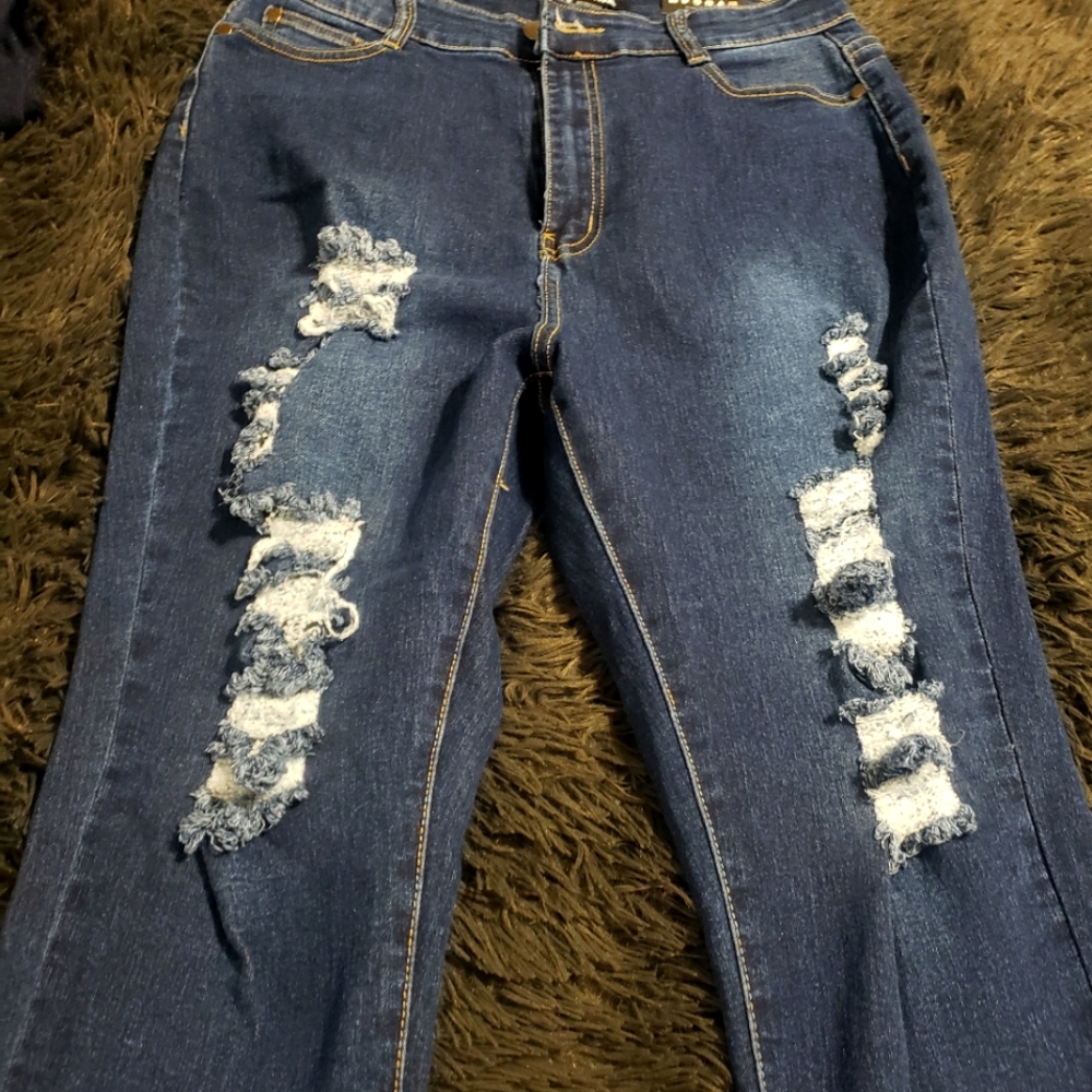 15 /16 Blue Stretch jeans brand new with tag